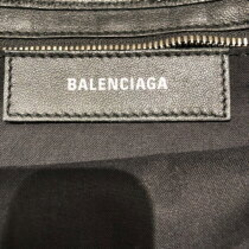 Balenciaga Pouch White Black Canvas Clutch Bag - Picture 5 of 11